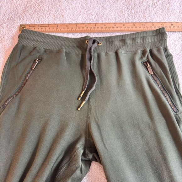 Alala SweatPants Womens Size‎ Medium High Rise Jogger Army Green athleisure knit - Picture 12 of 15